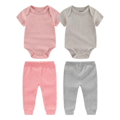 Kiddiezoom newborn layette bodysuits in soft cotton for gentle daily wear