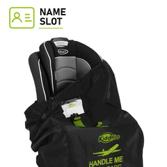 Kiddigo bag features drawstring closure and overlap clip for secure protection.
