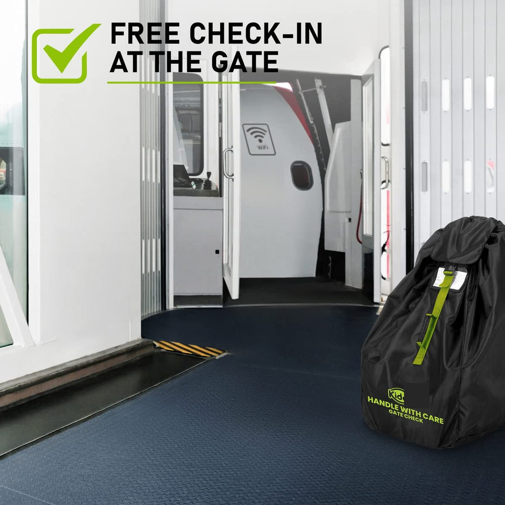 Kiddigo bag measures 33 by 18 by 18 inches for universal fit.