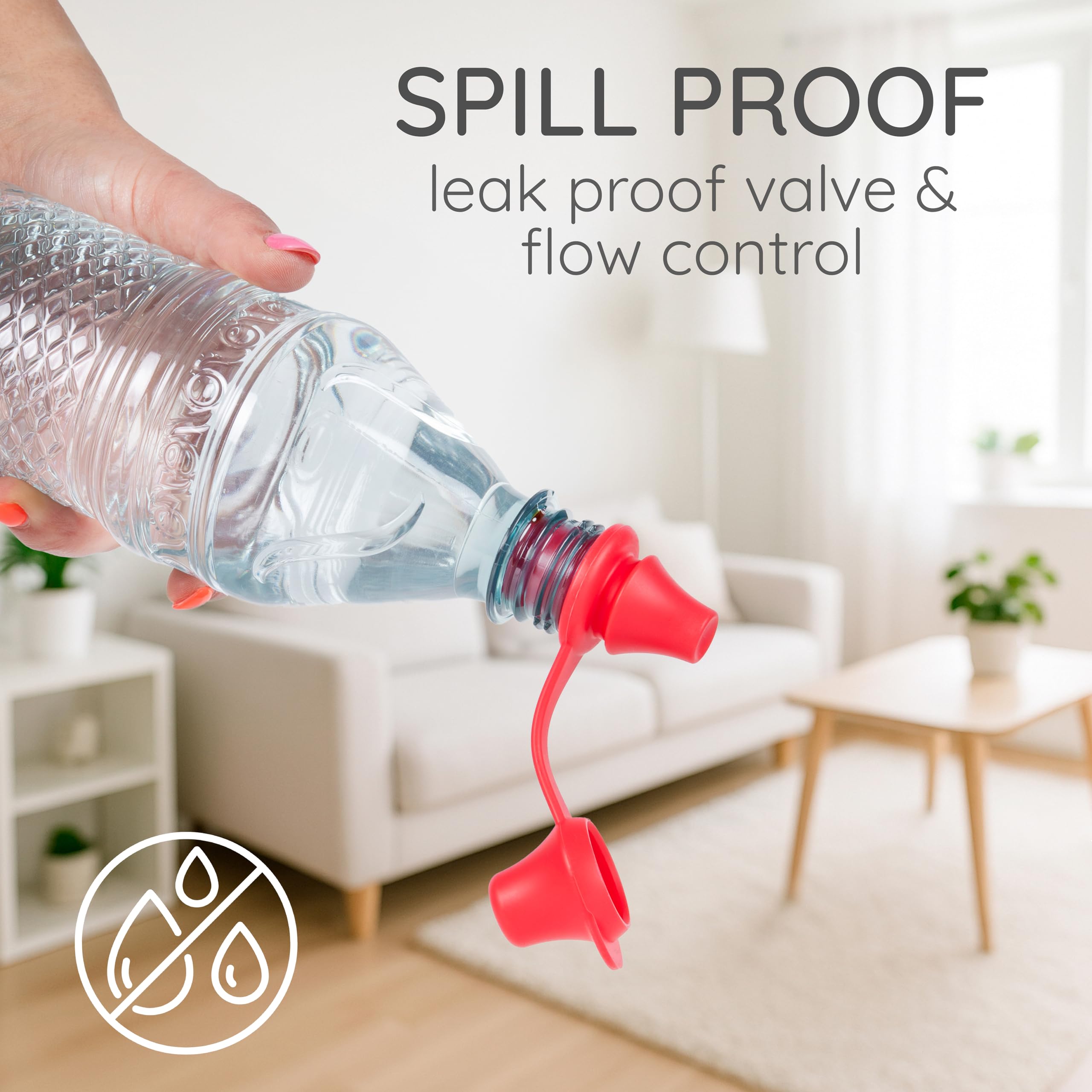 Kiddikap Original protective cap ensures spill-resistant sipping for toddlers
