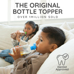 Kiddikap Original silicone sippy spout provides easy flow on the go