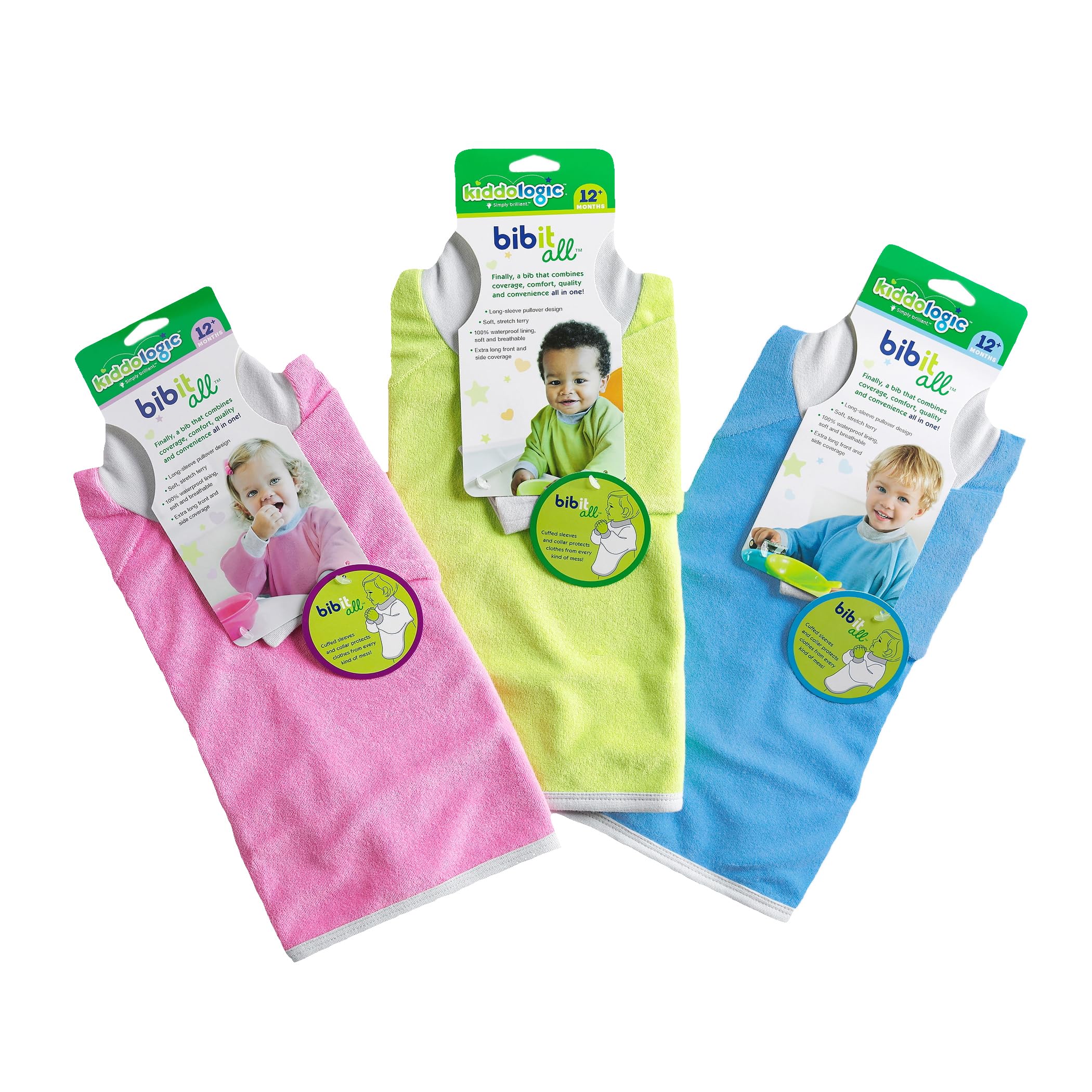Kiddologic Bibit-all easy on/off sleeves simplify dressing for toddlers
