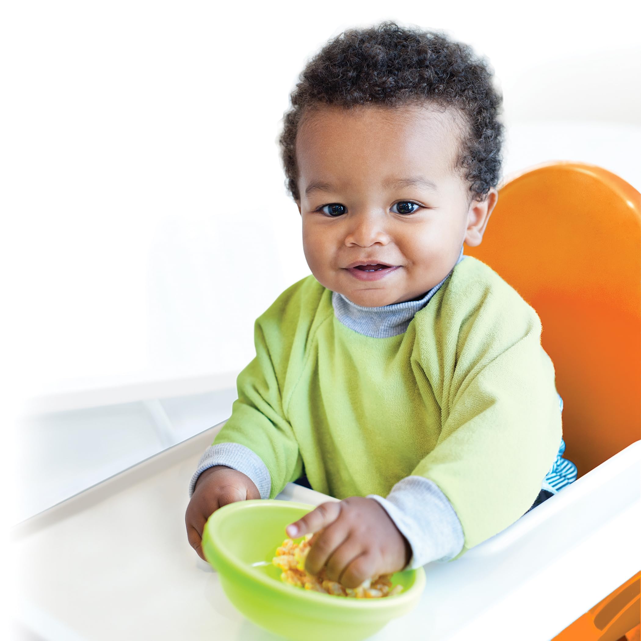 Kiddologic Bibit-all full coverage reaches the lap to keep outfits cleaner