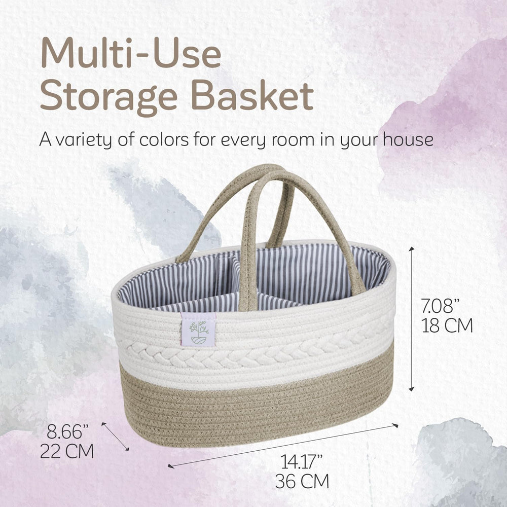 KiddyCare gift-ready diaper caddy for baby showers or nursery gifts.