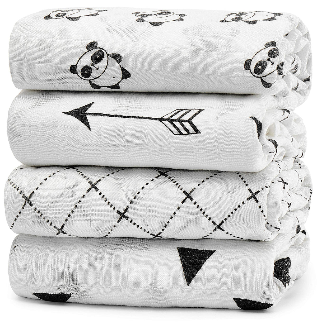 KiddyCare swaddle blankets pack with soft cotton for gentle newborn swaddling