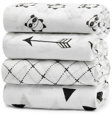 KiddyCare swaddle blankets pack with soft cotton for gentle newborn swaddling