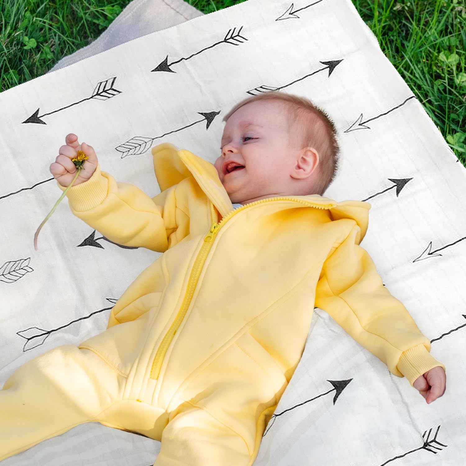 KiddyCare swaddle blankets in use, gentle touch supports cozy daily routines