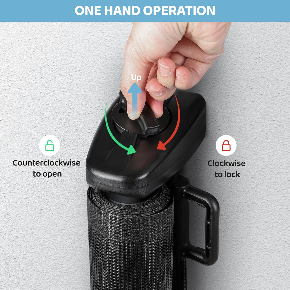 KIDINIX one-hand operation enables easy passage with a child in arm