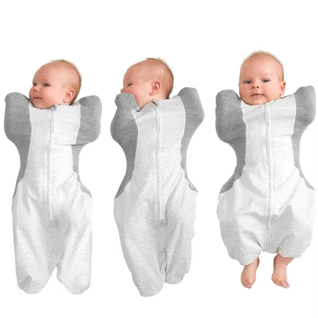 KIDIRA arms-up swaddle design promotes arm freedom for self-soothing.