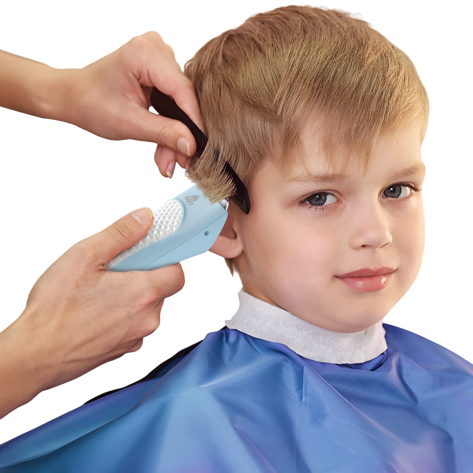 Kidira ear-area and sideburn precision comb for tidy margins