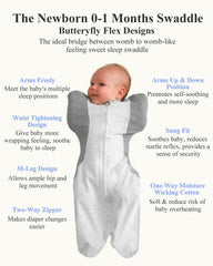 Kidira moisture-wicking inner layer keeps baby's skin dry for comfortable sleep.