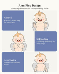 KIDIRA swaddle moisture-wicking-technology keeps skin dry and comfortable