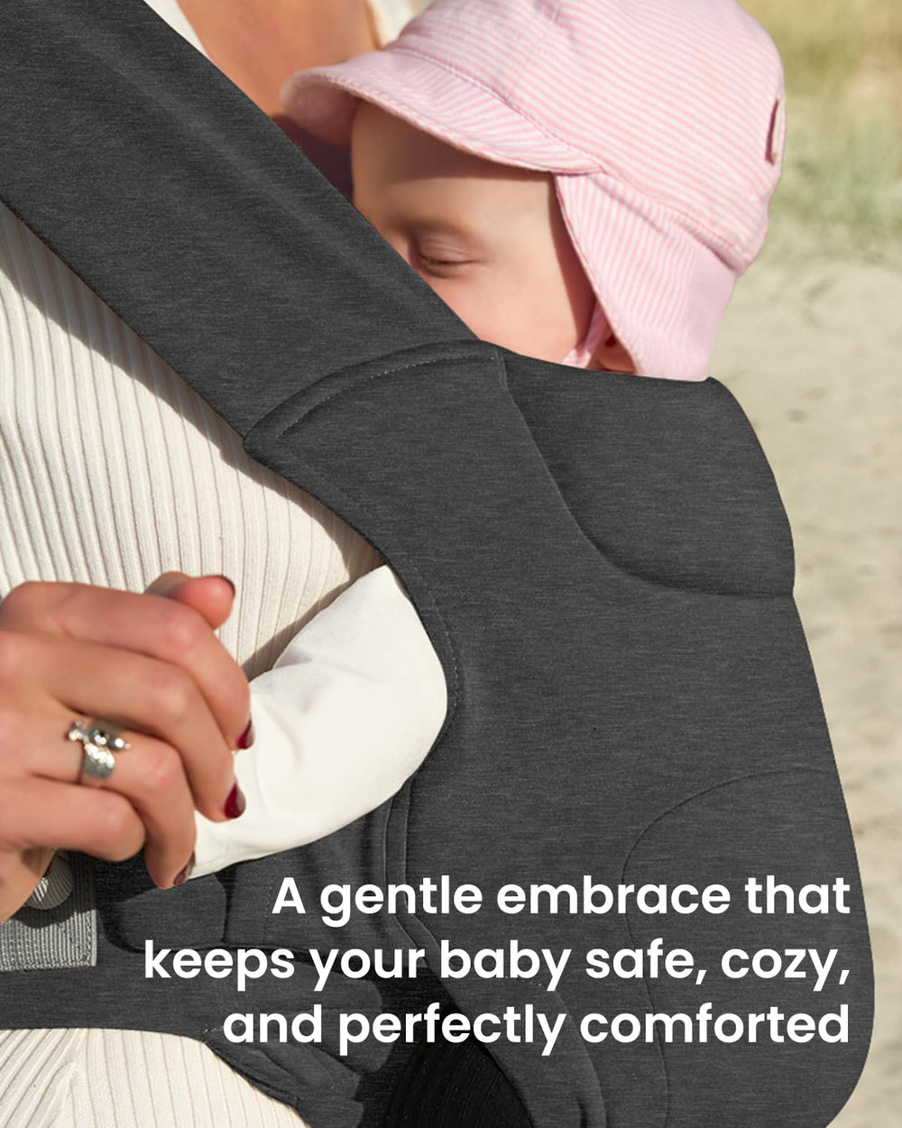 KIDIRA wide-cross-straps and waistbelt distribute weight evenly for comfortable extended wear.