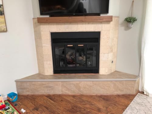 Installed cushion on a coffee table edge creates a safer play area.