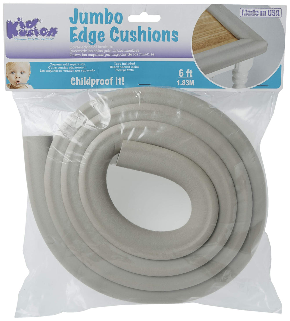 Trim-friendly design lets you tailor KidKusion edge cushion to shorter edges.