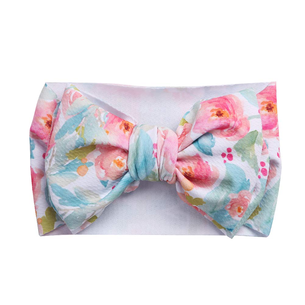KIDOCHEESE Big Bows Hairband pearl beige, versatile accessory for photography sessions.