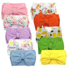 KIDOCHEESE big bows headband, 6-inch bow, stylish daily wear for babies