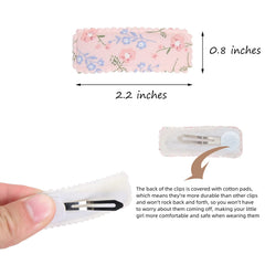 Kidocheese cotton-wrapped snap clip with soft grip for comfortable all-day wear.