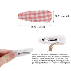 KIDOCHEESE fabric-wrapped clip offers gentle grip for delicate baby hair