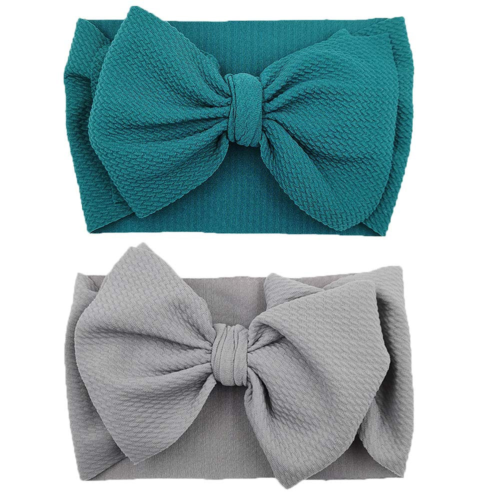 KIDOCHEESE gift-ready headbands set for baby showers or birthdays.