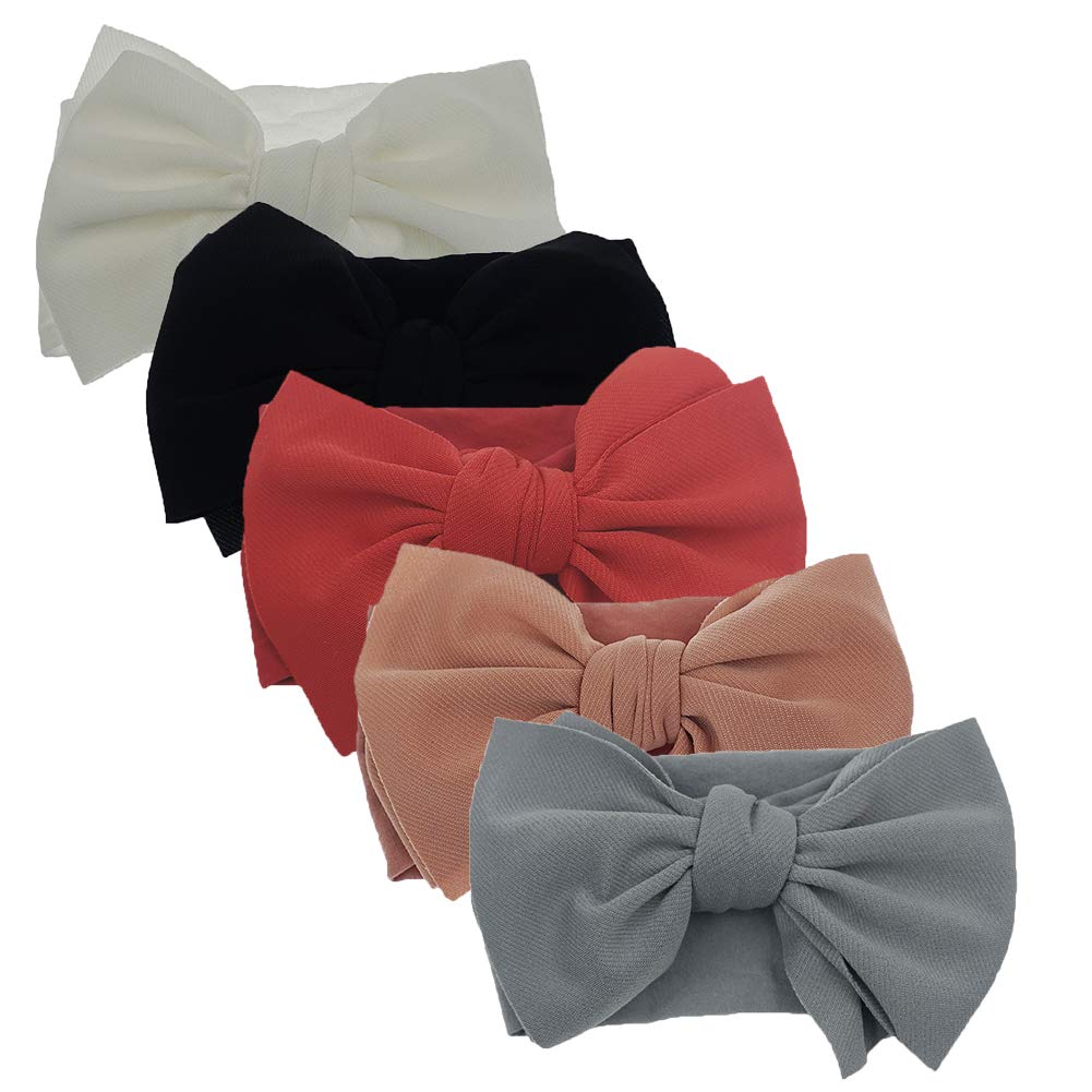 KIDOCHEESE hairband bows collection adds playful color to baby outfits.
