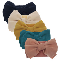 KIDOCHEESE hairband with bows for gentle all-day comfort