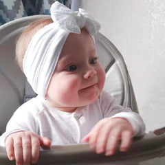 Kidocheese light grey headband adds versatile, everyday charm.