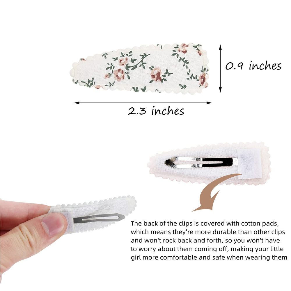 KIDOCHEESE colorful hair clip set ideal for coordinating outfits and occasions