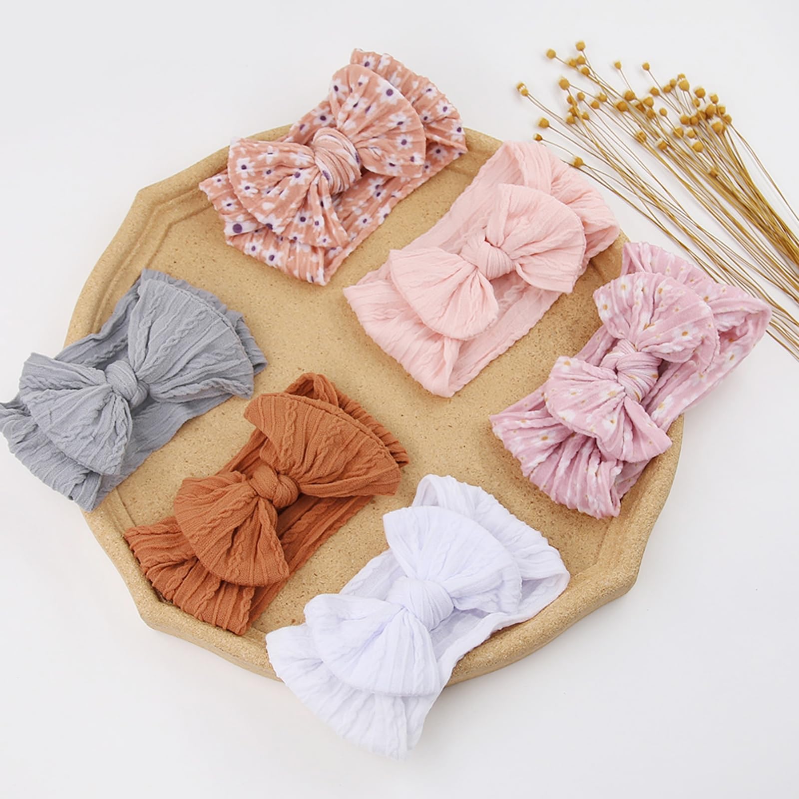 Kidocheese white headband with bow complements outfits beautifully.