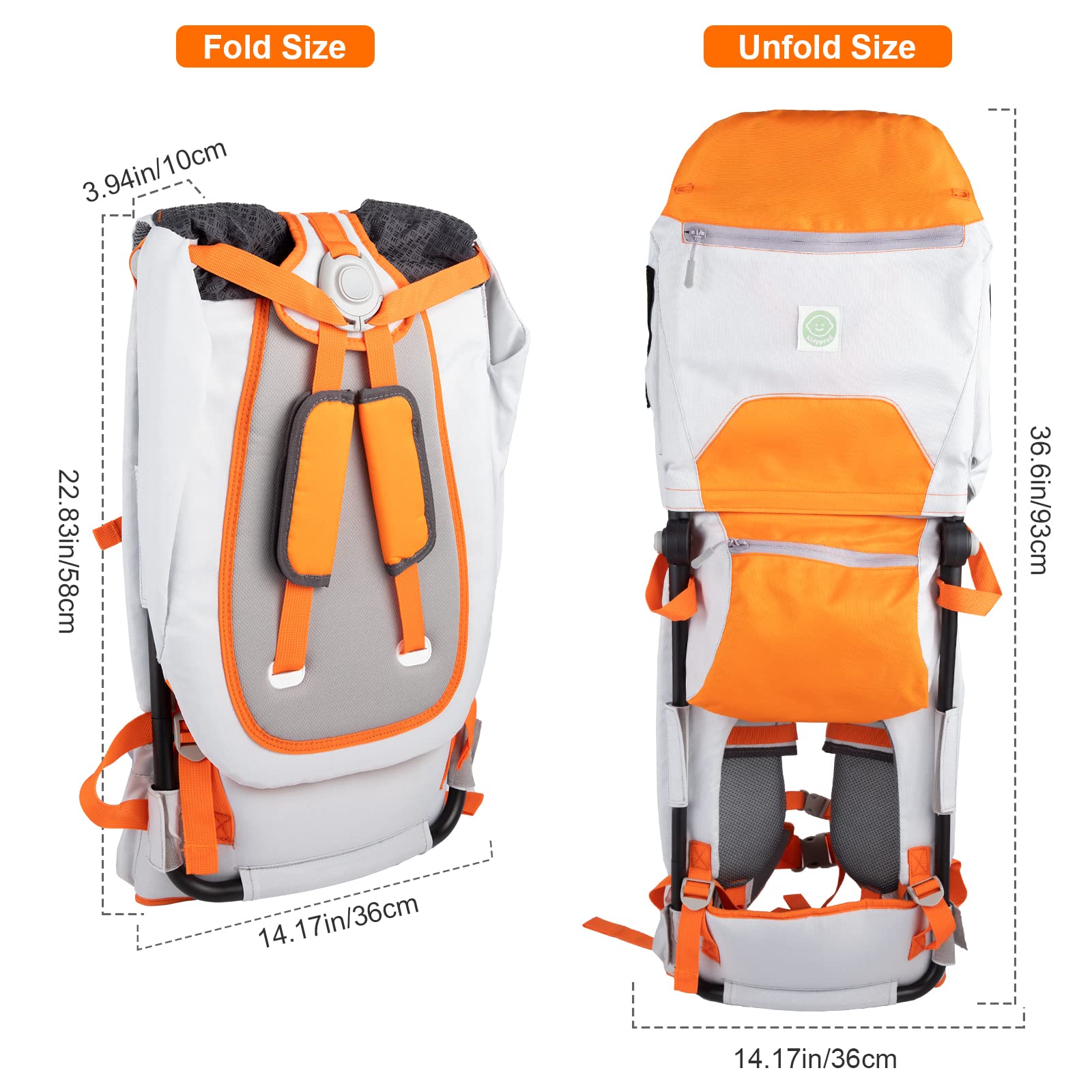 Kidpprod rain cover for baby carrier shields child from showers.