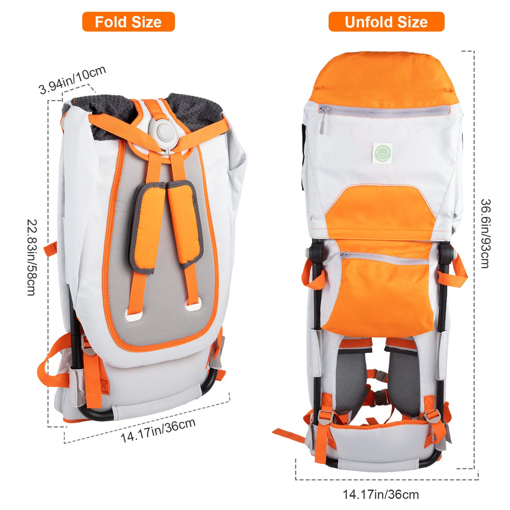 Kidpprod rain cover for baby carrier shields child from showers.