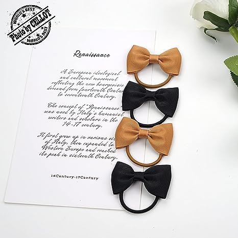 Child wearing green bows to complement outfits, suitable for daily wear.