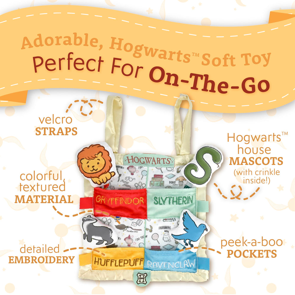 Kids Preferred Hogwarts blanket textured fabrics support sensory discovery.
