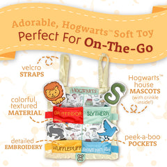 Kids Preferred Hogwarts blanket textured fabrics support sensory discovery.