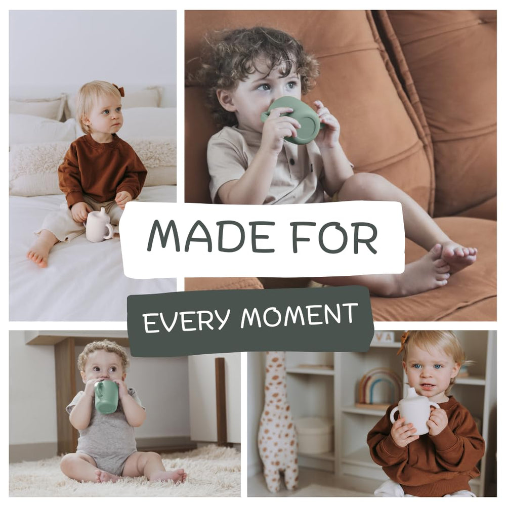 KIDSco BPA-free silicone keeps cups safe and odor-free for kids.