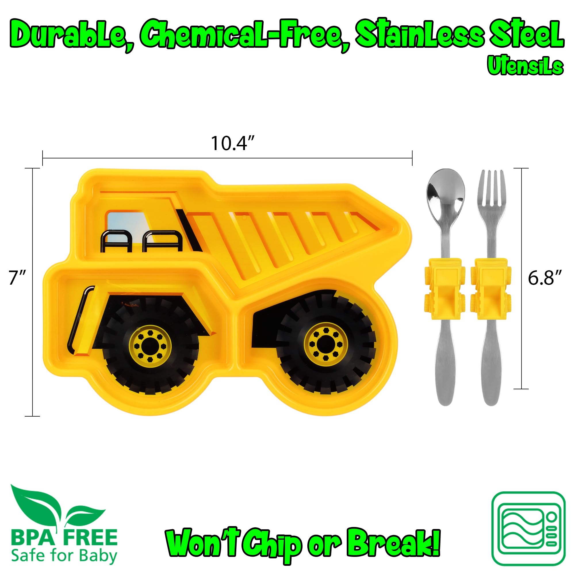 KidsFunwares balanced meal dining set supporting portion awareness