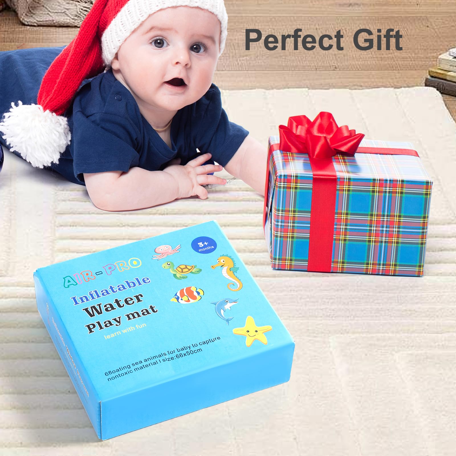 KidsMind home-use setup on soft flooring for tummy time