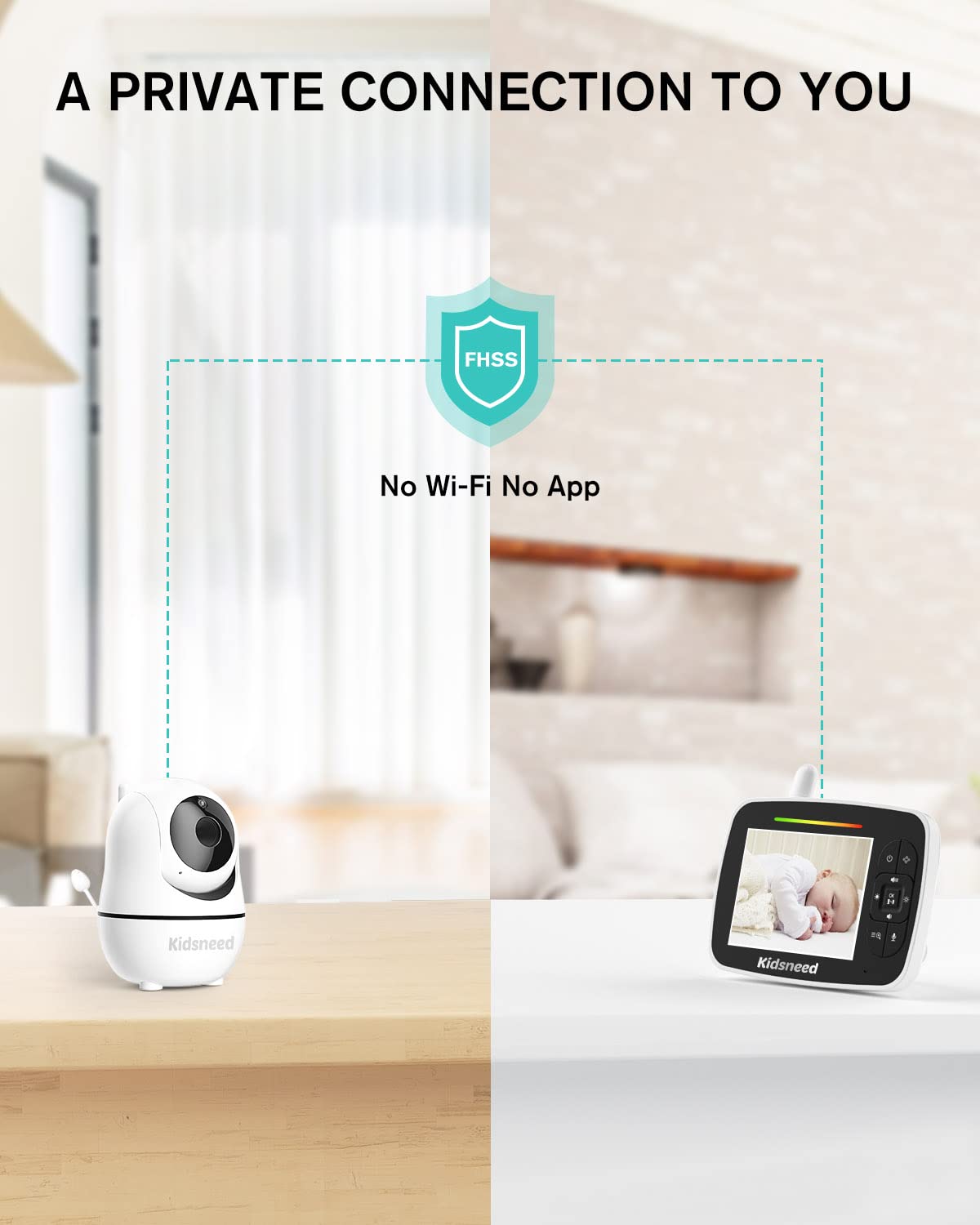 Kidsneed 960ft range enables real-time video and audio from a distance