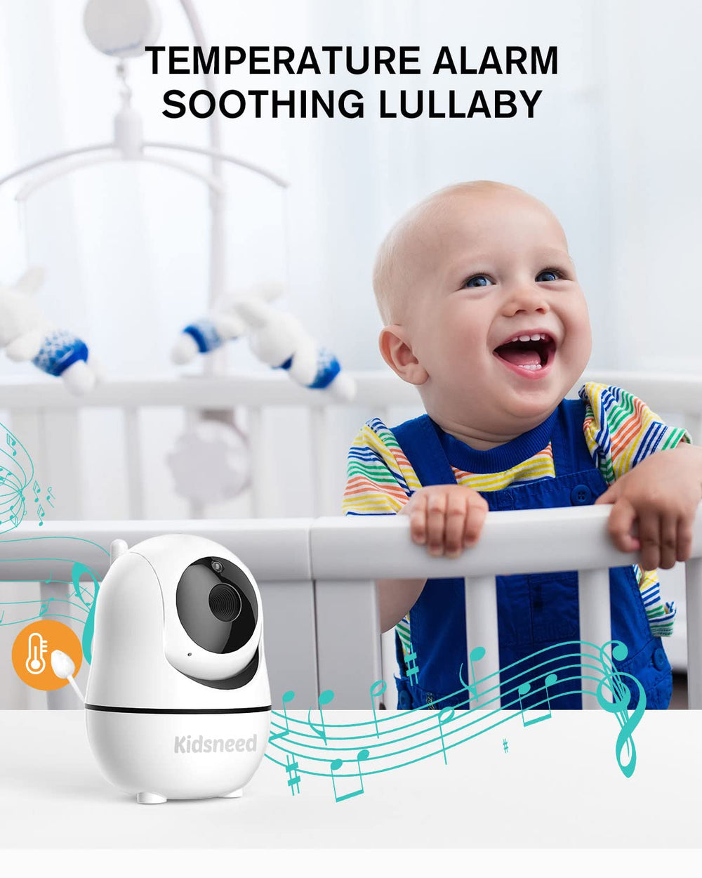 Kidsneed VOX mode saves power by waking on sound