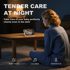 Kidsneed night vision with remote pan-tilt-zoom keeps visuals clear after dark.