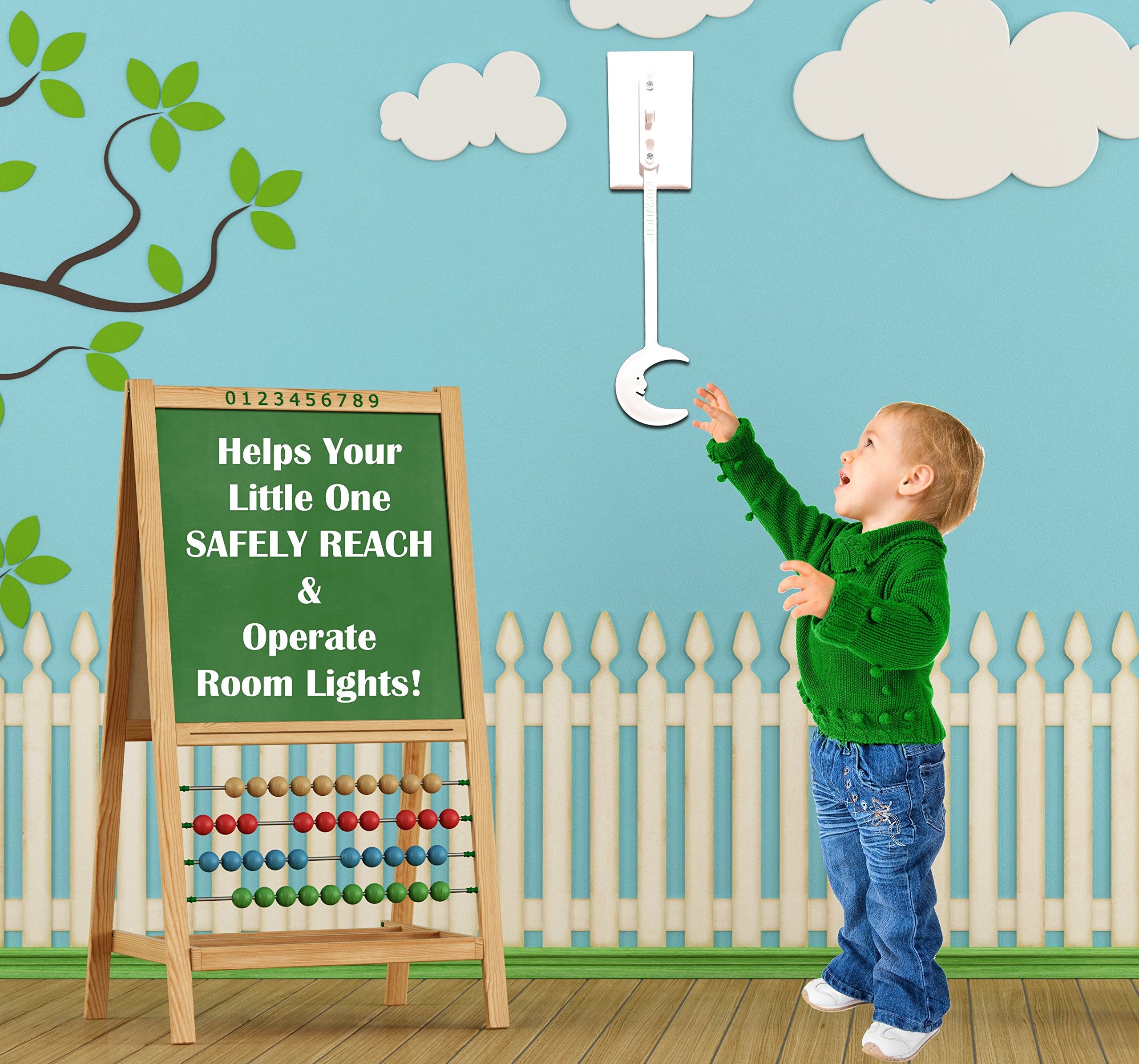 Laurie Berkner art decals collection decorates a child's wall with playful imagery