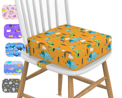 KIDUN Toddler Booster Seat shows 4-inch height for table access