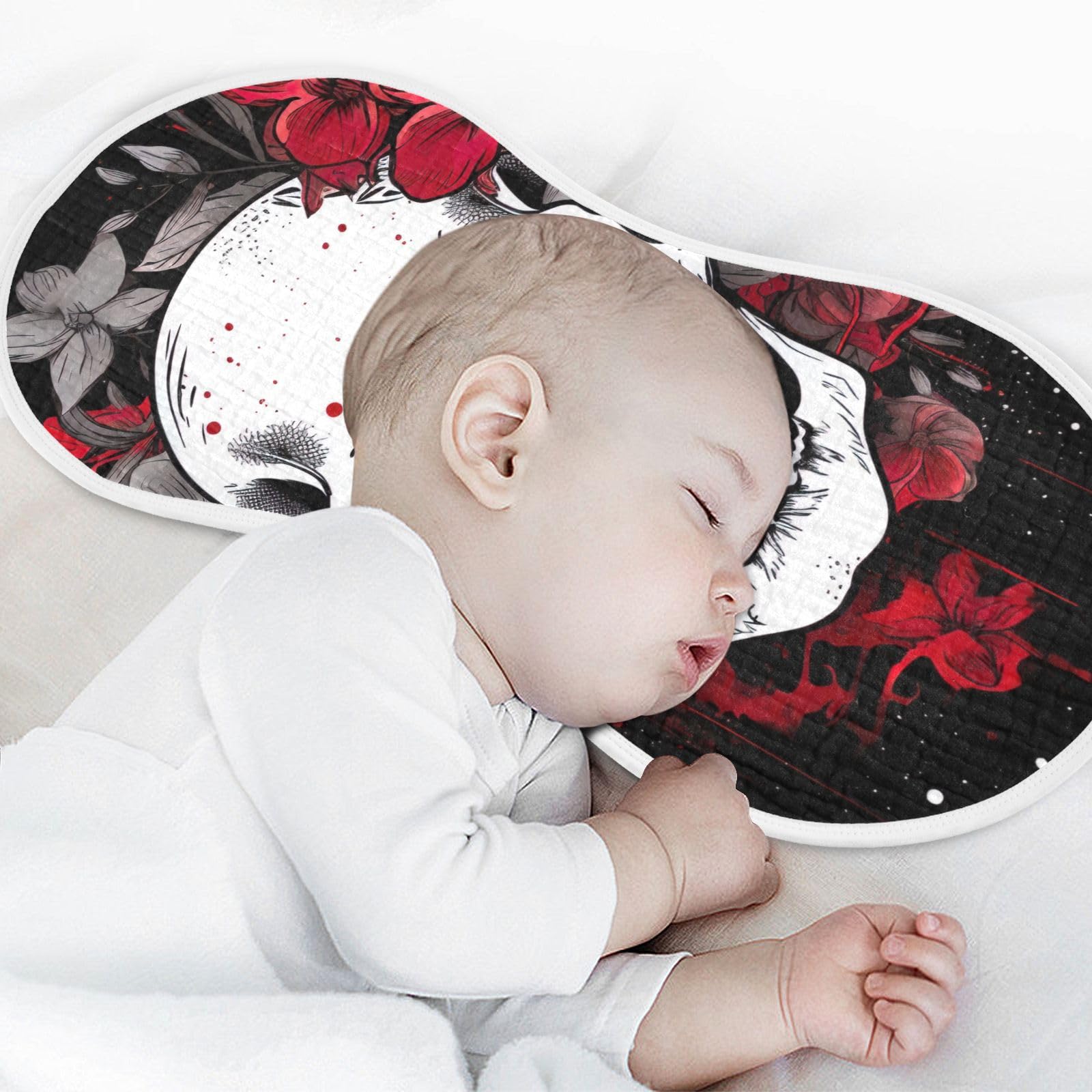 Kigai 22x11 inch burp cloth protects outfits during meals and spills