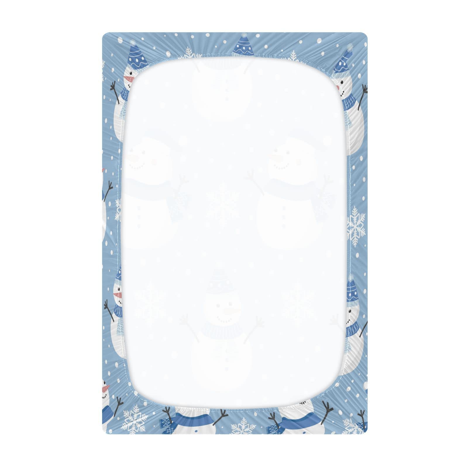 Kigai 360° elastic wrap crib sheet stays snug on standard mattresses.