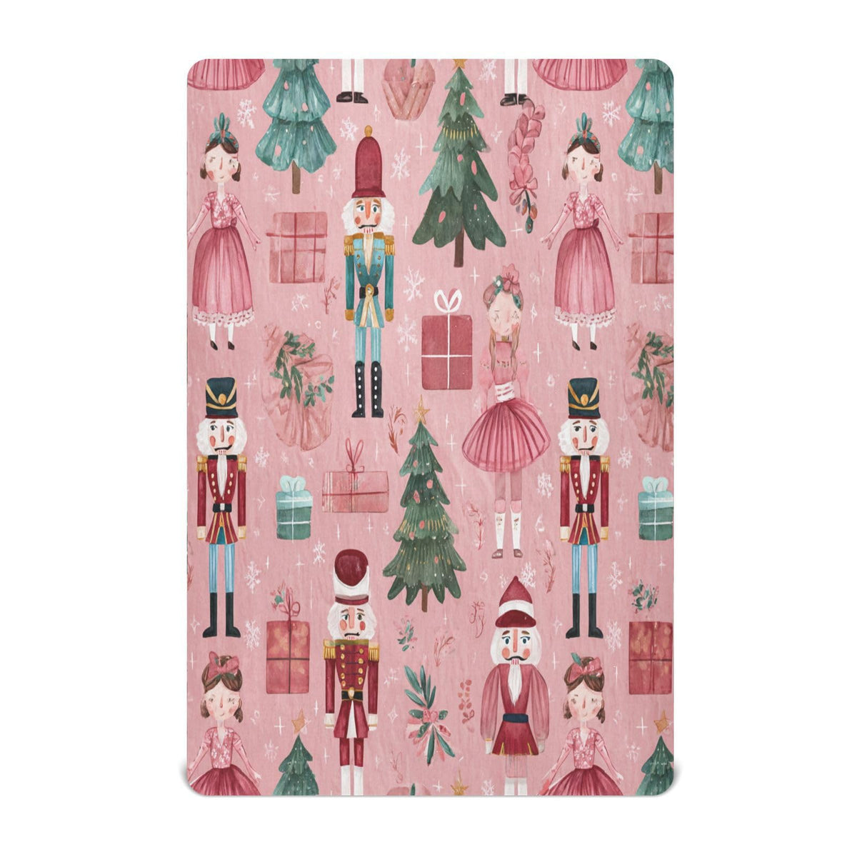 Kigai Christmas Nutcracker crib sheet perfect fit on standard cribs and toddler beds