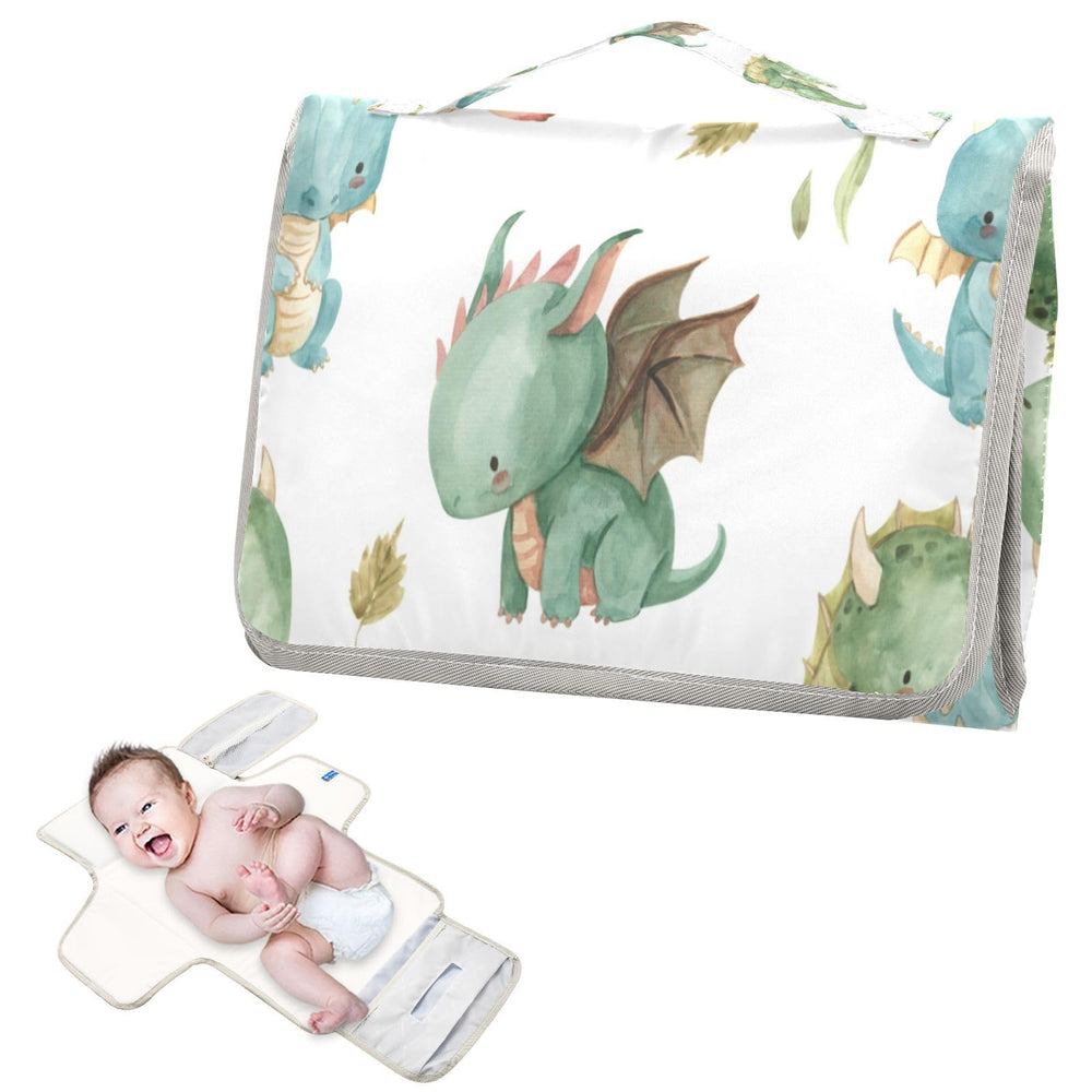Kigai dragon changing pad folded compact for quick diaper changes on the go