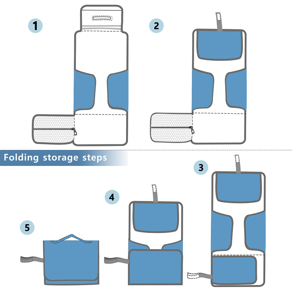 Kigai dragon changing pad dimensions 11.8x24.4 inches unfolded for travel