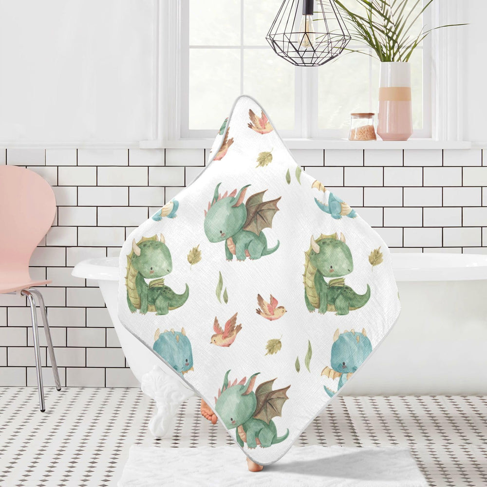 Kigai Dragon hooded towel makes a charming baby shower gift