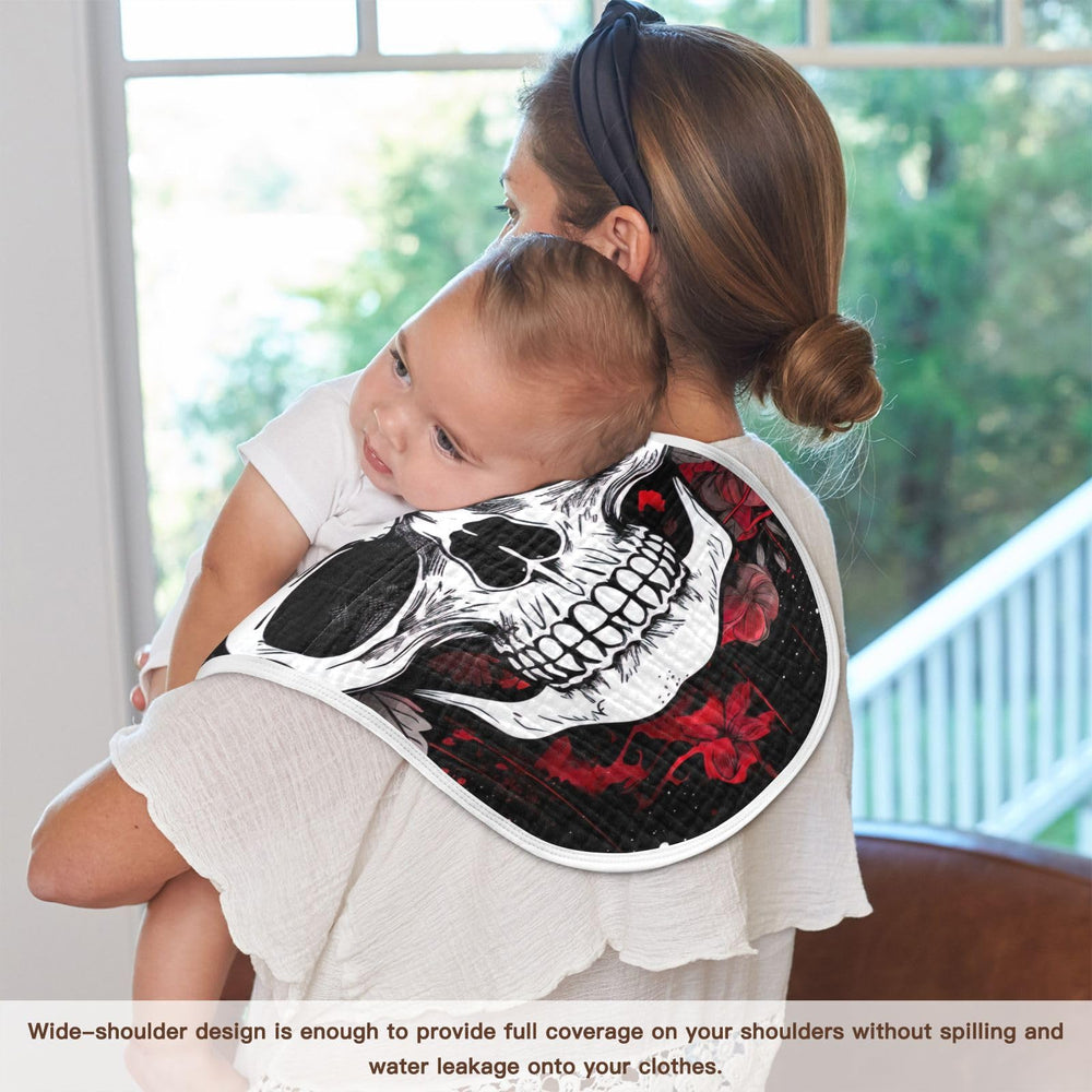 Kigai multi-use cloth doubles as bib or drool towel for daily moments