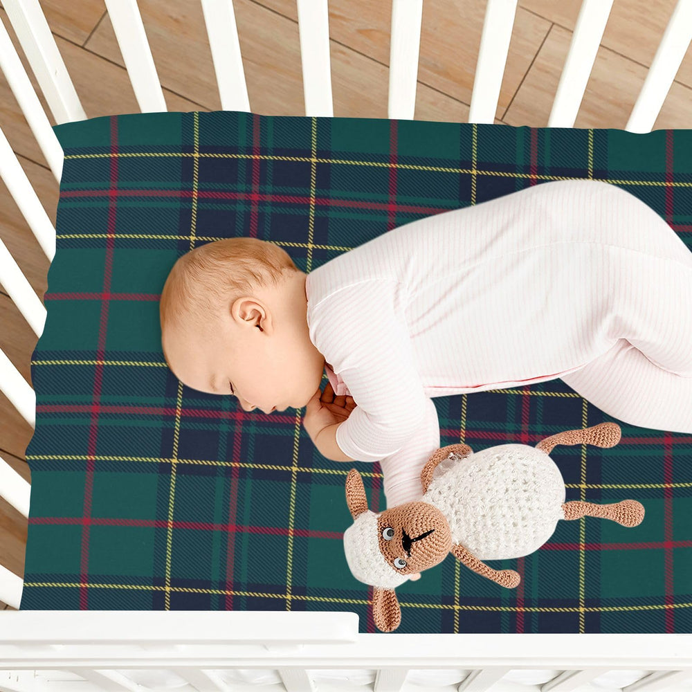 Kigai care and wash friendly crib sheet remains vibrant after washing